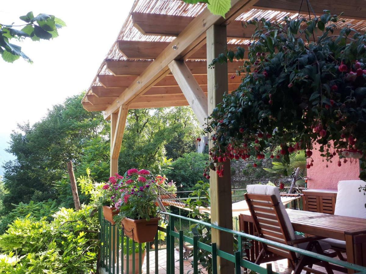La Casa Rosa Di Segusino With Spa Jacuzzi In Garden Sequsino Exterior photo
